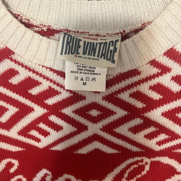 Coca Cola Sweater (Medium)(Red/white) - Picture 3 of 4